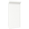 Store Roulant Blanc 110 x 220 cm Aluminium et Polyuréthane 543080543080
