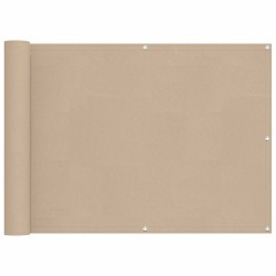 Écran de balcon Beige 75 x 200 cm Oxford alu enduit de PU 543082543082