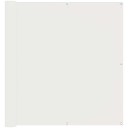 Écran de balcon Blanc 110 x 400 cm Tissu Oxford 543083543083