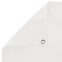 Écran de balcon Blanc 110 x 600 cm Tissu Oxford 543085543085