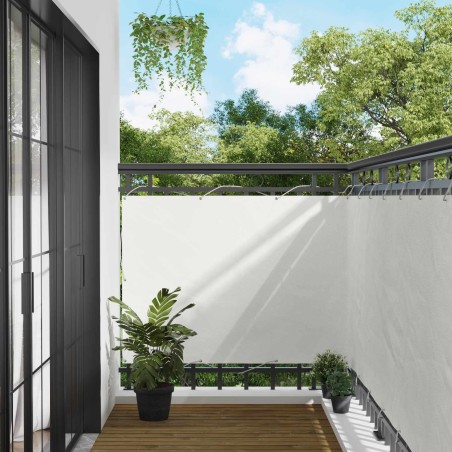 Écran de balcon Blanc 110 x 700 cm Tissu Oxford 543086543086