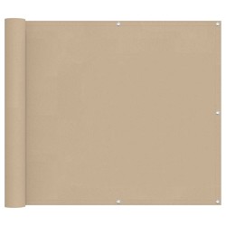 Écran de balcon Beige 100 x 400 cm Tissu Oxford 543100543100