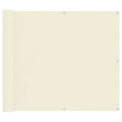 Écran de balcon Crème 100 x 300 cm Tissu Oxford 543112543112
