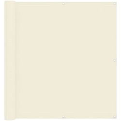Écran de balcon Crème 110 x 200 cm Tissu Oxford 543125543125