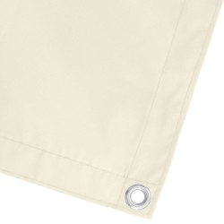Écran de balcon Crème 110 x 200 cm Tissu Oxford 543125543125