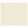 Écran de balcon Crème 100 x 700 cm Tissu Oxford 543131543131