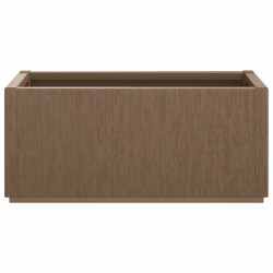 Boîte de fleurs de jardin Marron 80 x 36 x 35 cm PP 543145543145