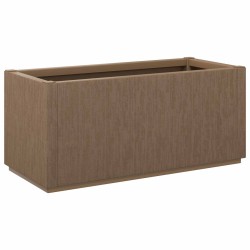 Boîte de fleurs de jardin Marron 80 x 36 x 35 cm PP 543145543145