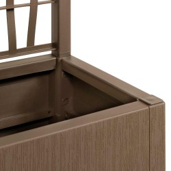 Bac à fleurs avec Treillis Marron 80 x 36 x 140 cm PP 543149543149