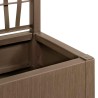 Bac à fleurs avec Treillis Marron 80 x 36 x 140 cm PP 543149543149