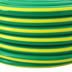 Tuyau de jardin 5 couches Vert et jaune 1" 20 m PVC 543152543152