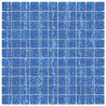 Carrelage en mosaïque 11 pcs Bleu 50 x 50 cm Verre 543158543158