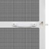 Écran anti-insectes à charnière Blanc et Noir 100 x 215 cm 543164543164