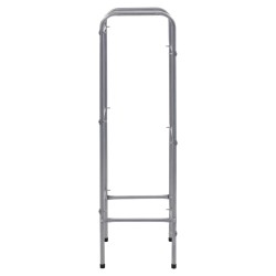 Étagère de rangement pour 3 caisses Argenté 50x33x116 cm Acier 543195543195