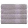 Serviettes FROGN 4 pcs gris 100x200 cm 360 g/m² 543196543196