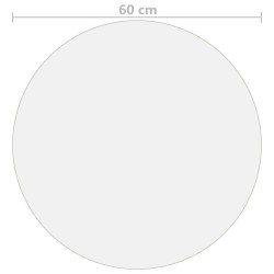 Protecteur de table mat Ø 60 cm 1,6 mm PVC 543206543206