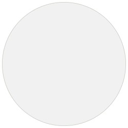 Protecteur de table transparent Ø 70 cm 1,6 mm PVC 543207543207