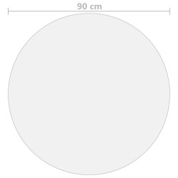 Protecteur de table transparent Ø 90 cm 1,6 mm PVC 543210543210