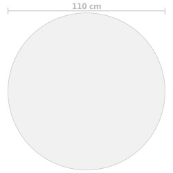 Protecteur de table transparent Ø 110 cm 1,6 mm PVC 543219543219