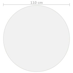 Protecteur de table mat Ø 110 cm 1,6 mm PVC 543220543220