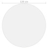 Protecteur de table Mat Ø 120 cm 1,6 mm PVC 543222543222