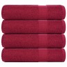 Essuie-mains FROGN 4 pcs bordeaux 50x100 cm 360 g/m² 543231543231
