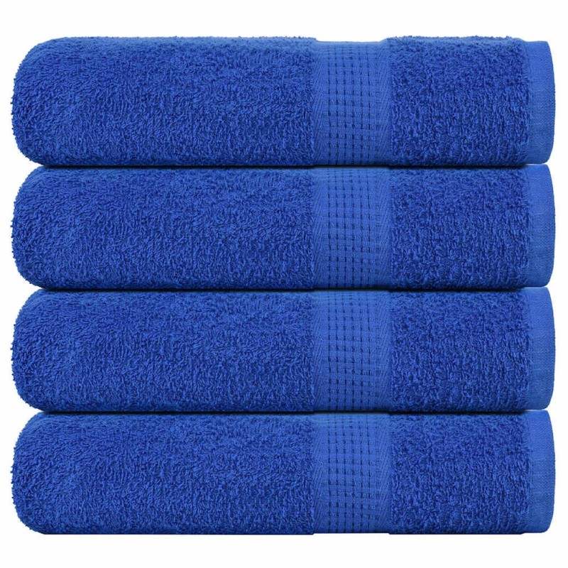 Serviettes de douche FROGN 4 pcs bleu 70x140 cm 360 g/m² 543235543235