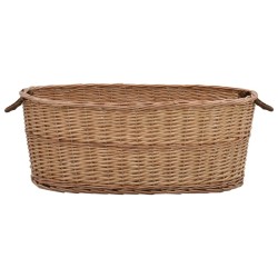 Panier à bois de chauffage poignées de transport 88x57x34 cm 543244543244