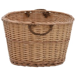 Panier à bois de chauffage poignées de transport 88x57x34 cm 543244543244