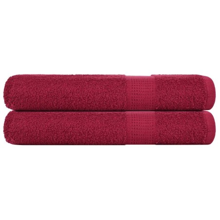 Serviettes FROGN 2 pcs bordeaux 100x200 cm 360 g/m² 543246543246