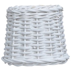 Abat-jour Osier 25x17 cm Blanc 543249543249