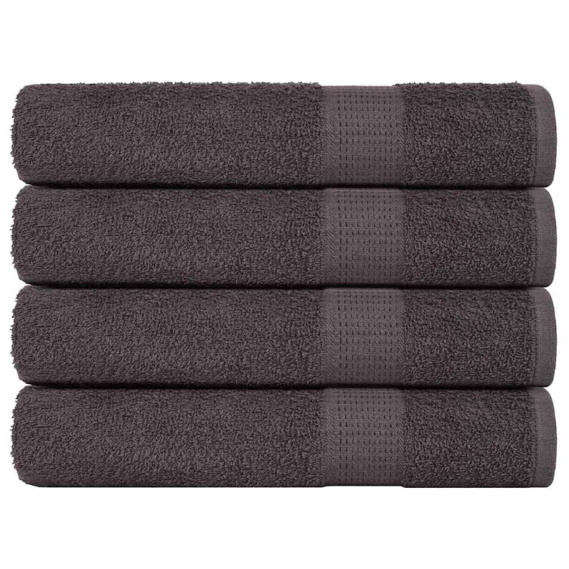 Serviettes FROGN 4 pcs anthracite 100x200 cm 360 g/m² 543252543252