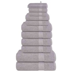 Ensemble de serviettes FROGN 12 pcs gris 360 g/m² 543256543256