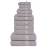 Ensemble de serviettes FROGN 12 pcs gris 360 g/m² 543256543256