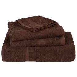 Ensemble de serviettes FROGN 12 pcs marron 360 g/m² 543259543259