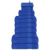 Ensemble de serviettes FROGN 12 pcs bleu 360 g/m² 543261543261