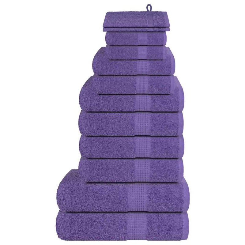Ensemble de serviettes FROGN 12 pcs violet 360 g/m² 543264543264