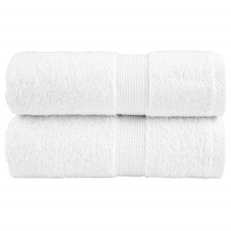 Serviettes de toilette premium SOLUND 2 pièces Blanc 30 x 30 cm 600 g/m² 543266543266