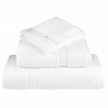 Serviettes de toilette premium SOLUND 10 pièces Blanc 30 x 30 cm 600 g/m² 543267543267