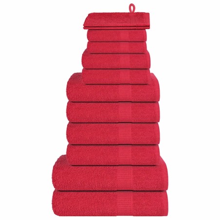 Ensemble de serviettes FROGN 12 pcs rouge 360 g/m² 543281543281