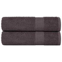 Serviettes de bain FROGN 2 pcs anthracite 100x150 cm 360 g/m² 543284543284