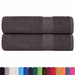 Serviettes de bain FROGN 2 pcs anthracite 100x150 cm 360 g/m² 543284543284