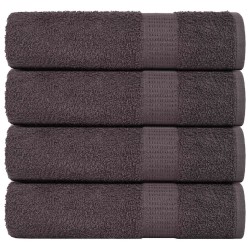 Serviettes de douche FROGN 4 pcs anthracite 70x140 cm 360 g/m² 543285543285