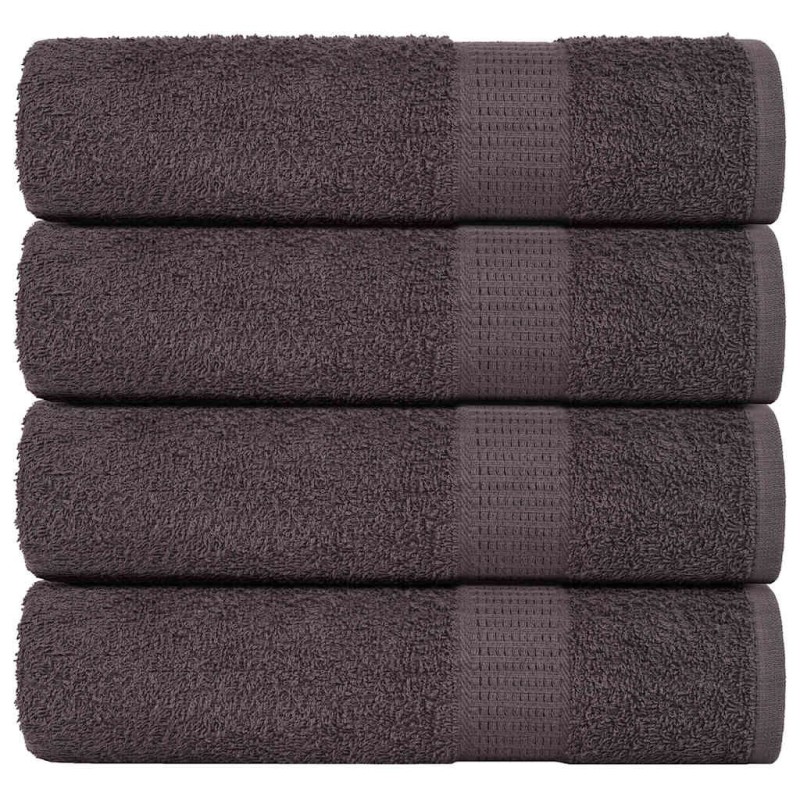 Serviettes de douche FROGN 4 pcs anthracite 70x140 cm 360 g/m² 543285543285