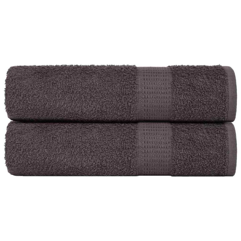 Serviettes de douche FROGN 2 pcs anthracite 70x140 cm 360 g/m² 543286543286