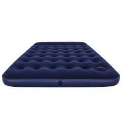 Bestway Lit gonflable floqué avec pompe à pied intégrée 203x152x28 cm 543291543291