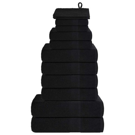 Ensemble de serviettes FROGN 12 pcs noir 360 g/m² 543300543300