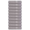 Serviettes de douche FROGN 10 pcs gris 70x140 cm 360 g/m² 543306543306