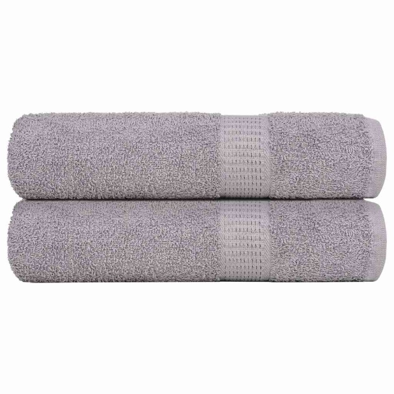 Serviettes de douche FROGN 2 pcs gris 70x140 cm 360 g/m² 543307543307