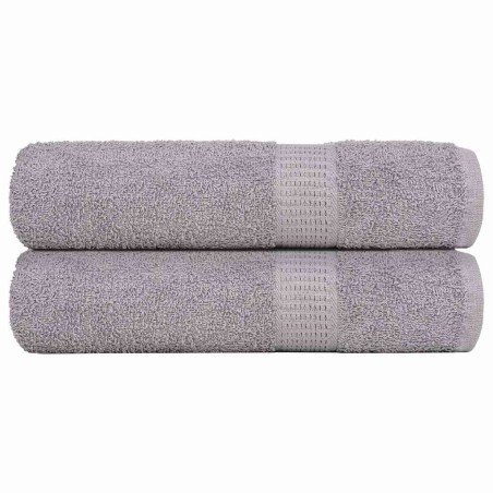 Serviettes de douche FROGN 2 pcs gris 70x140 cm 360 g/m² 543307543307